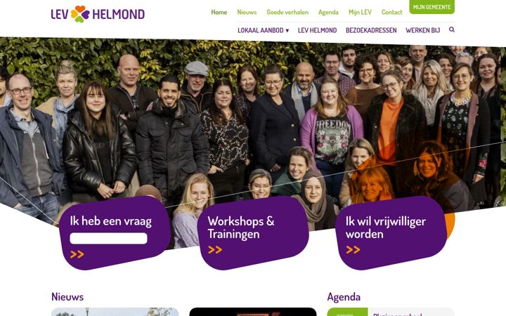 Screenshot of levhelmond.nl