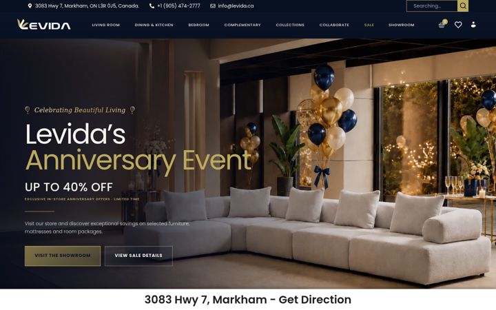Screenshot of levida.ca