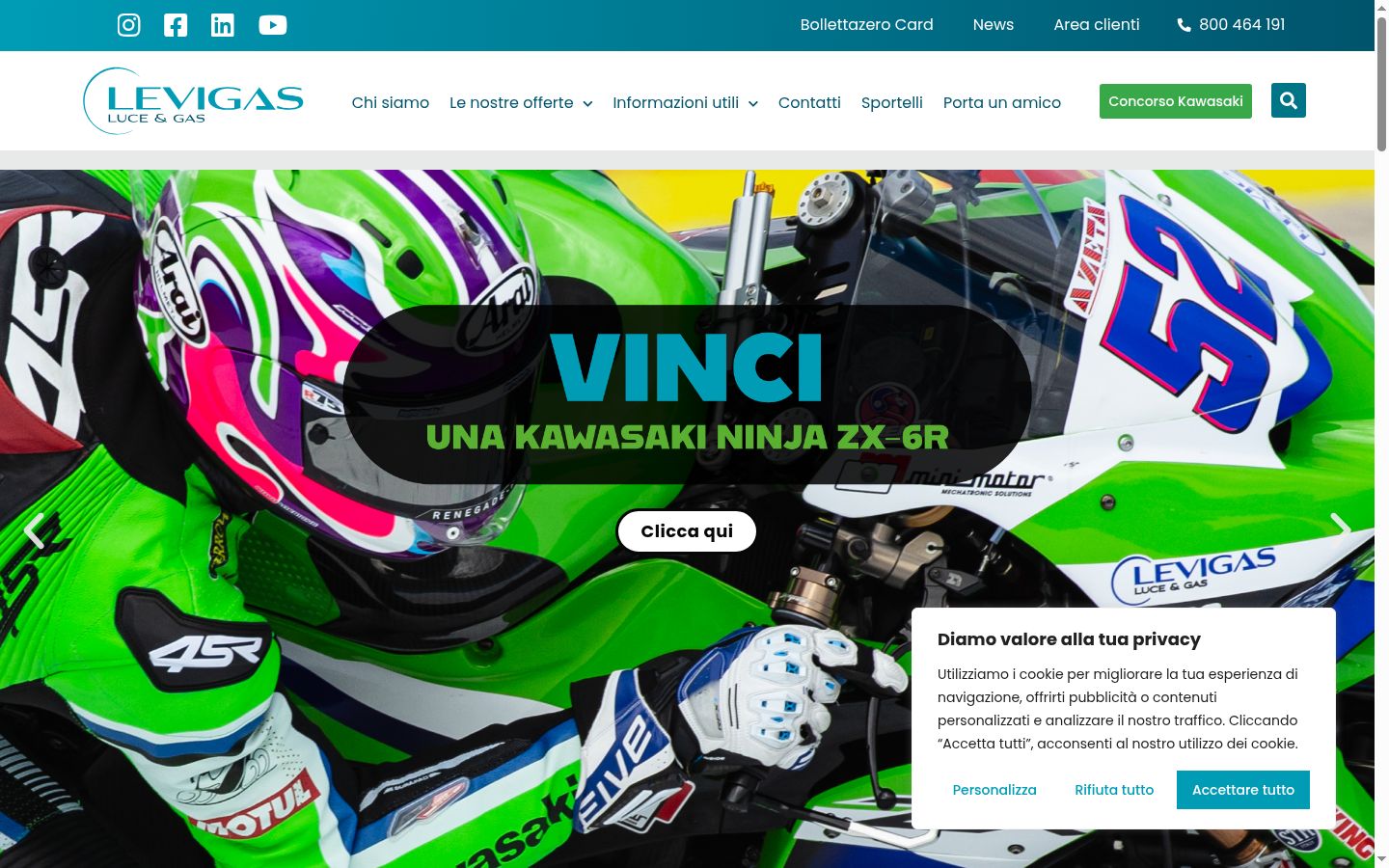 Screenshot tal-banner tal-kunsens muri qabel kwalunkwe interazzjoni