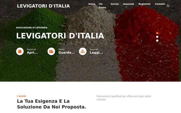 Screenshot of levigatoriditalia.it