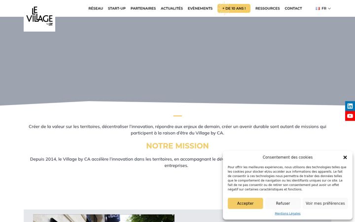 Screenshot of levillagebyca.com