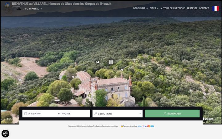 Screenshot of levillarel.fr