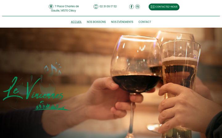 Screenshot of levincennesclecy.fr