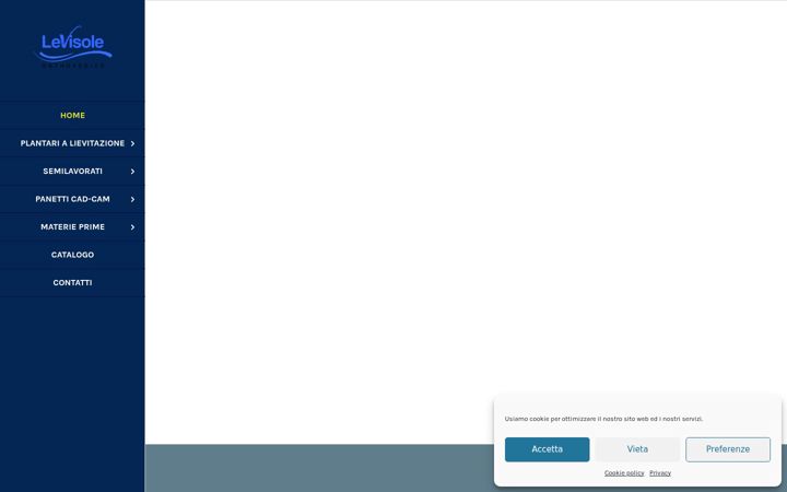 Screenshot of levisole.com