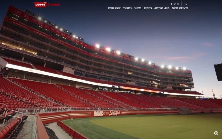 Screenshot of levisstadium.com