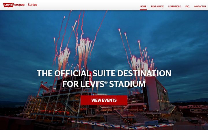 Screenshot of levisstadiumsuites.com