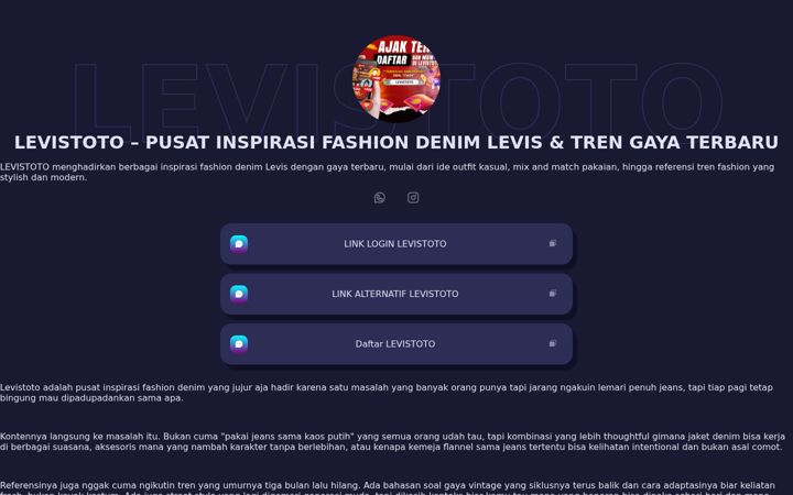 Screenshot of levistoto.org