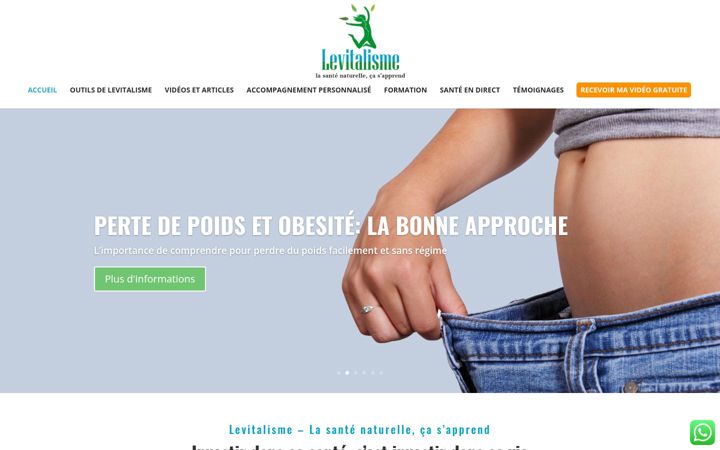 Screenshot of levitalisme.com