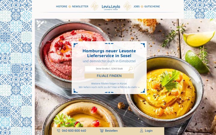 Screenshot of leviundleyla.de