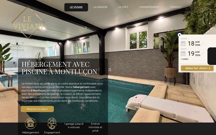 Screenshot of leviviani.com