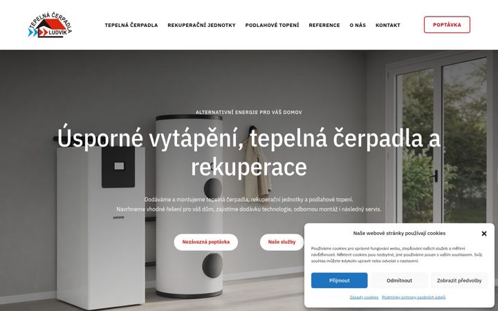 Screenshot of levneteplo.cz