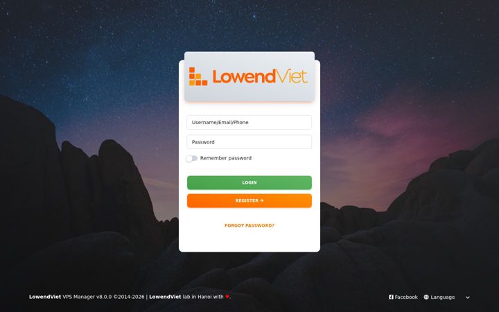Screenshot of levnode.com