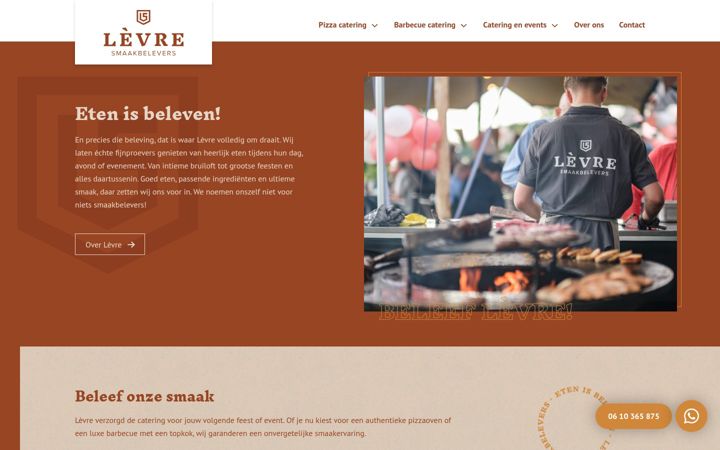 Screenshot of levre.nl