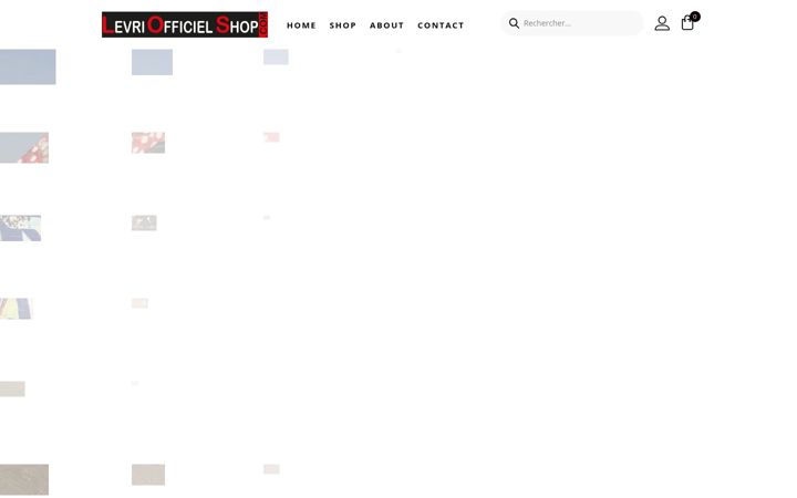 Screenshot of levriofficielshop.com