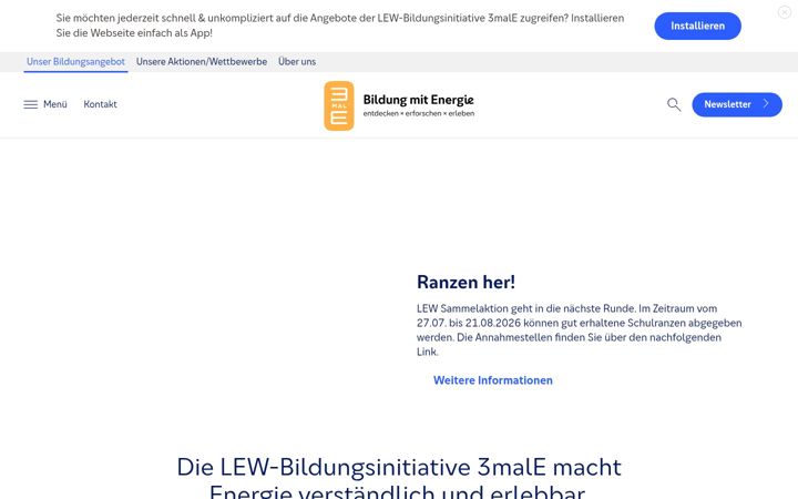 Screenshot of lew-3male.de