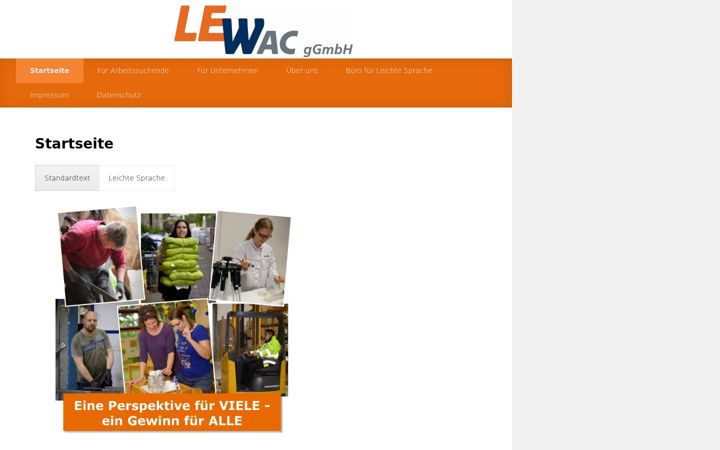 Screenshot of lewac.de