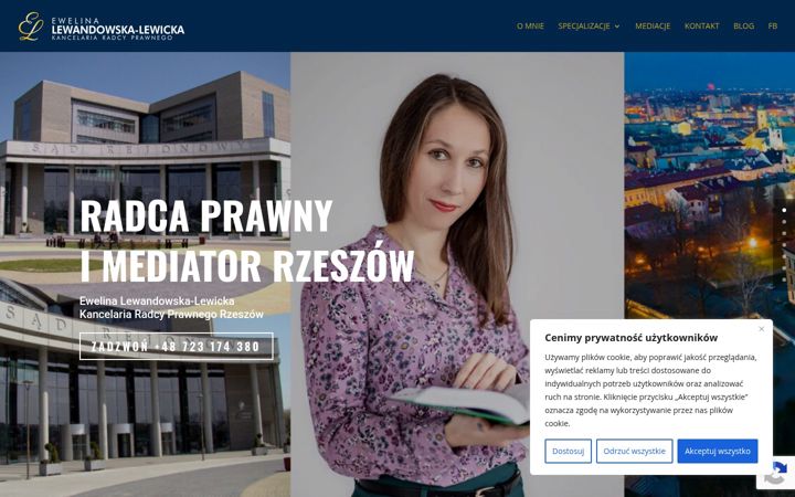 Screenshot of lewandowska-lewicka.pl