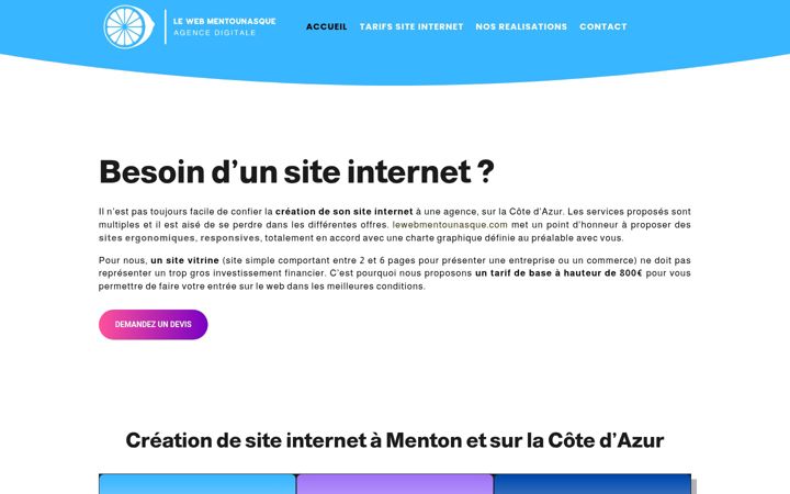 Screenshot of lewebmentounasque.com