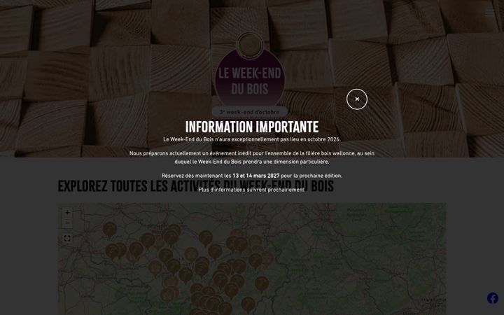 Screenshot of leweekenddubois.com