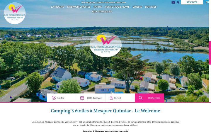 Screenshot of lewelcome.com