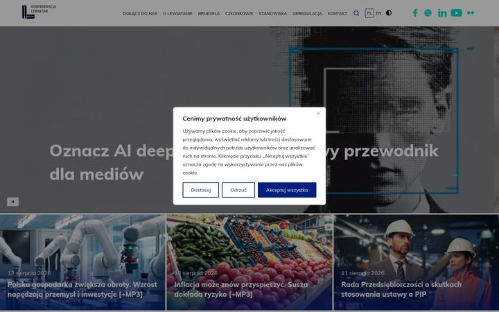 Screenshot of lewiatan.org