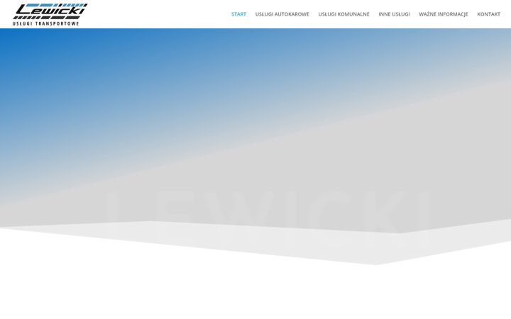 Screenshot of lewicki-transport.pl