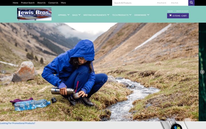 Screenshot of lewisadspecialties.com
