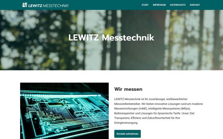 Screenshot of lewitz-messtechnik.de