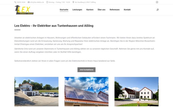 Screenshot of lex-elektro.de