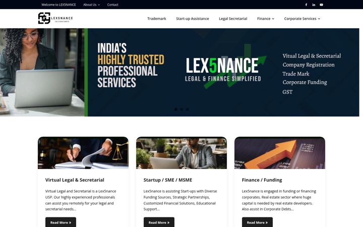 Screenshot of lex5nance.com