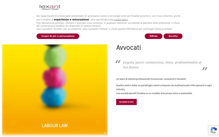 Screenshot of lexant.it
