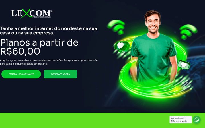 Screenshot von lexcom.net.br
