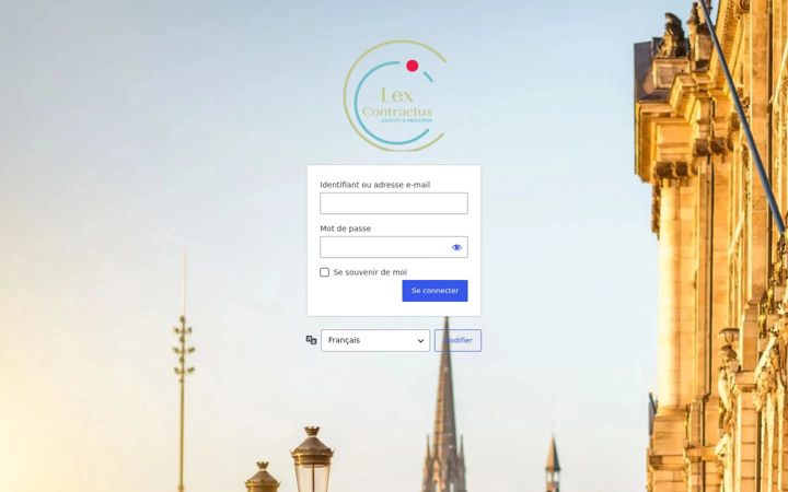 Screenshot of lexcontractus.fr