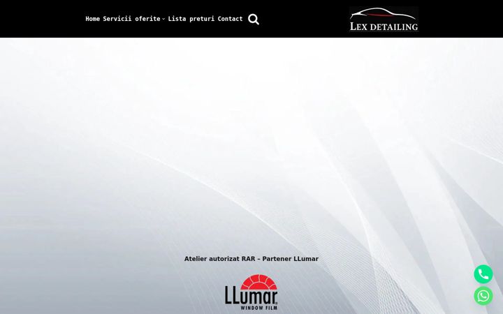Екранна снимка на lexdetailing.ro