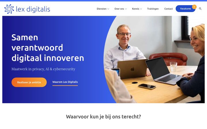 Screenshot of lexdigitalis.nl