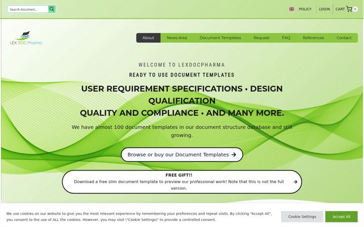 Screenshot of lexdocpharma.com