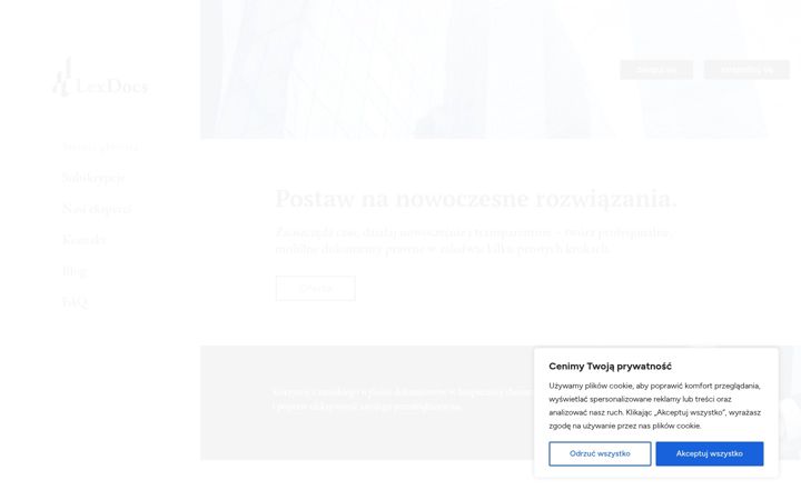 Screenshot of lexdocs.pl