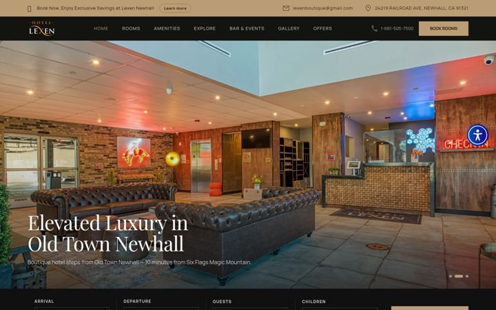 Screenshot of lexenboutique.com