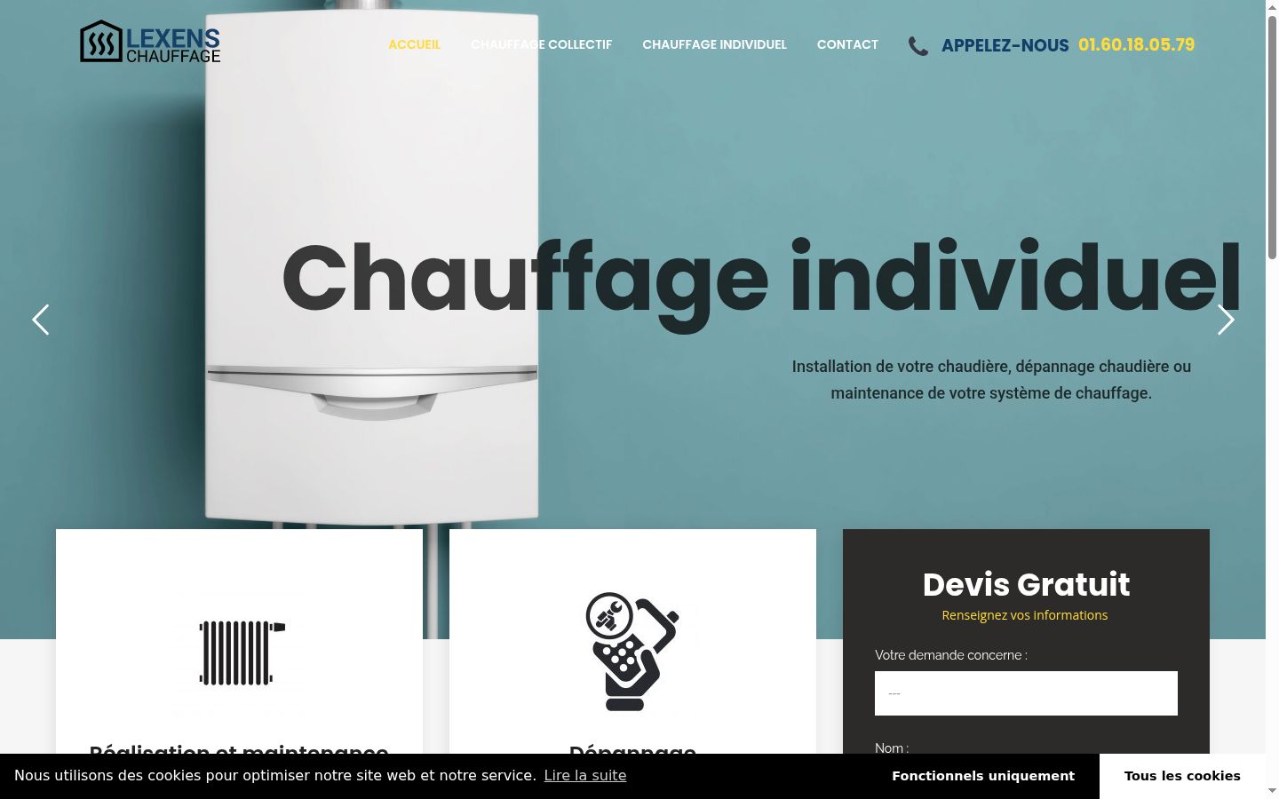 Screenshot des Einwilligungsbanners vor jeglicher Interaktion