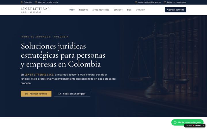 Screenshot of lexetlit.com