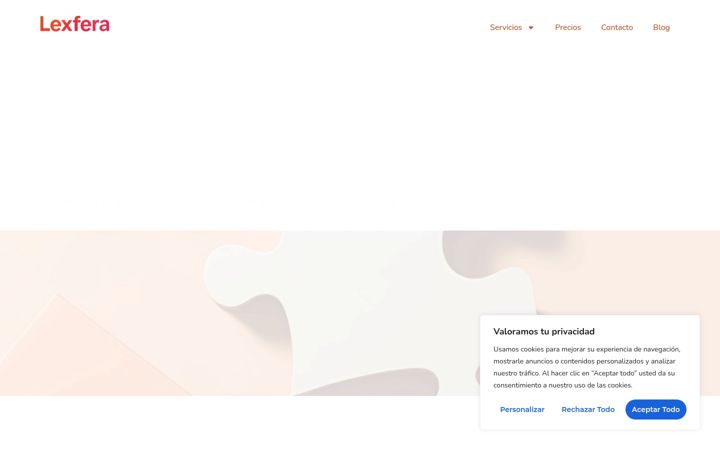 Screenshot of lexfera.com