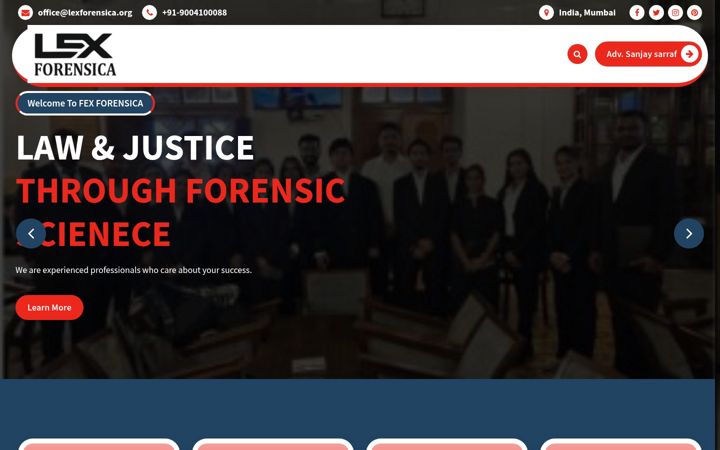 Screenshot of lexforensica.org