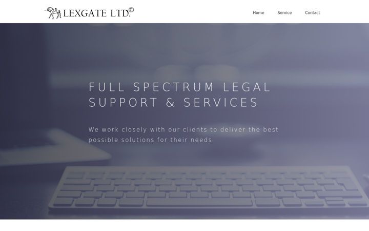 Screenshot of lexgate.co.uk