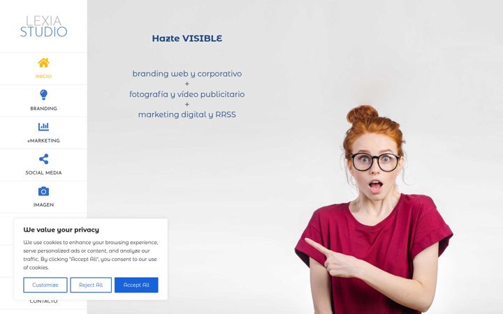 Screenshot of lexiastudio.com