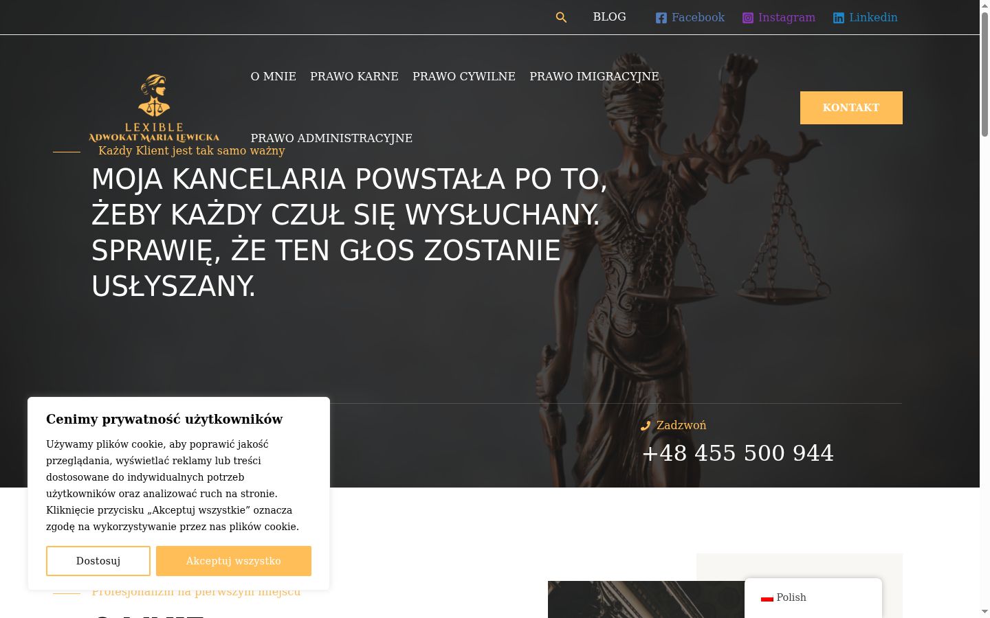 Posnetek zaslona pasice za privolitev, prikazane pred kakršno koli interakcijo