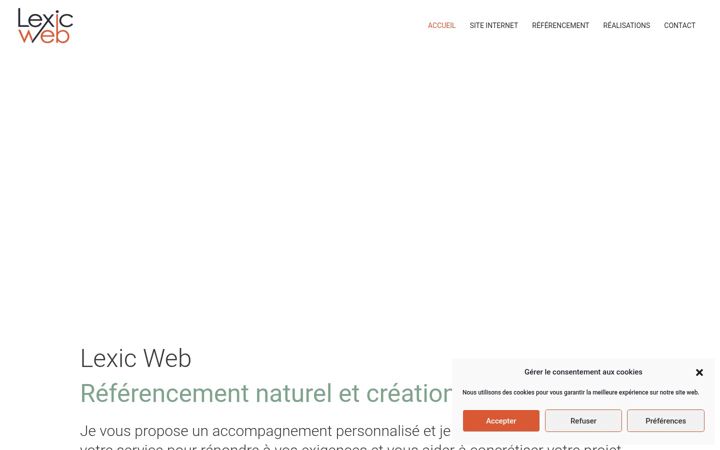 Screenshot of lexic-web.fr