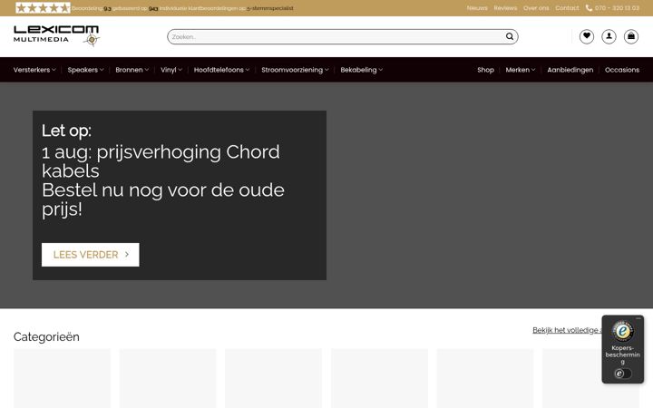 Screenshot of lexicommultimedia.nl