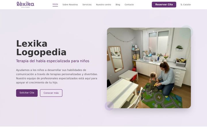 Screenshot of lexikalogopedia.com