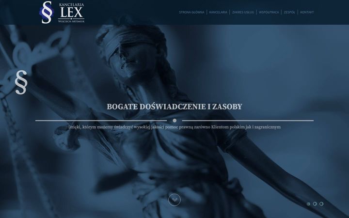 Screenshot of lexkancelaria.eu