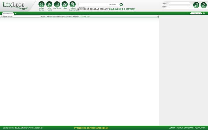 Screenshot of lexlege.pl